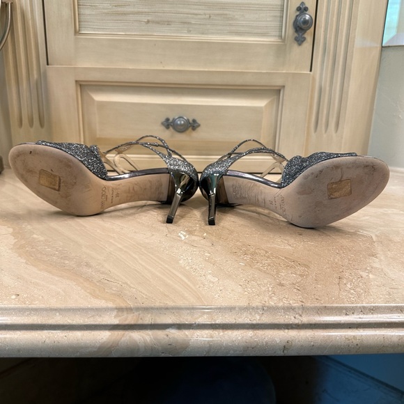 Jimmy Choo Ivette in Anthracite Glitter size EU 39 - Picture 6 of 10